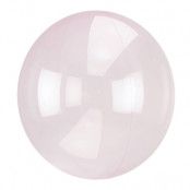 Ballong Crystal Clearz Ljusrosa