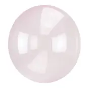 Ballong Crystal Clearz Ljusrosa