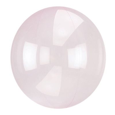 Ballong Crystal Clearz Ljusrosa