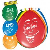 Ballong Happy face 8-pack