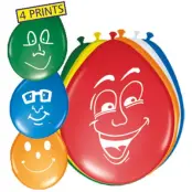 Ballong Happy face 8-pack
