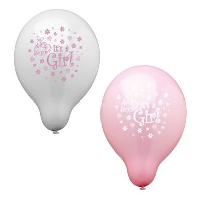 Ballong It's a Girl - 12-pack