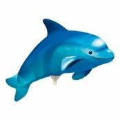 Ballong på Pinne Delfin Blå