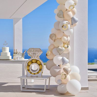 Ballongbåge Förlovningsring