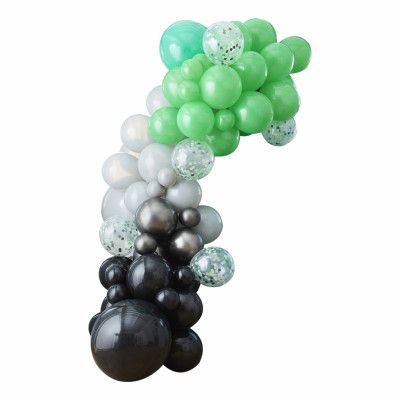 Ballongbåge Game On Grön/Grå/Svart