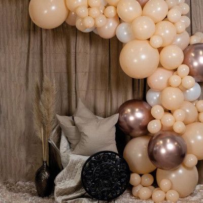 Ballongbåge Gold Blush/Roséguld