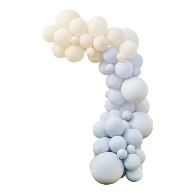 Ballongbåge Ljusblå/Créme