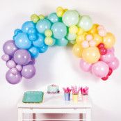 Ballongbåge Regnbågsfärgad Pastell