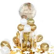 Ballongbox Boho Grattis på Födelsedagen