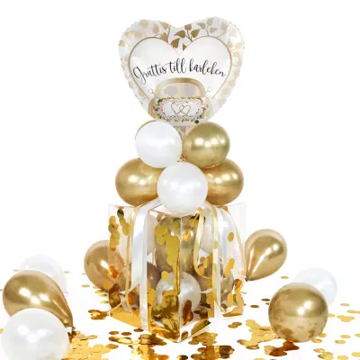 Ballongbox Grattis till Kärleken