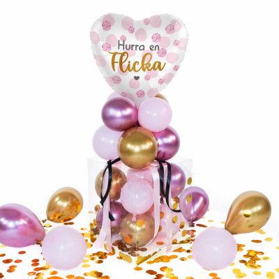 Ballongbox Hurra, En Flicka!