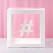 Ballongbox med Bokstav - Symbol #