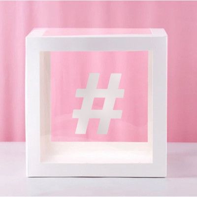 Ballongbox med Bokstav - Symbol #