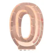 Ballongbox Siffra Roséguld Metallic - Siffra 0