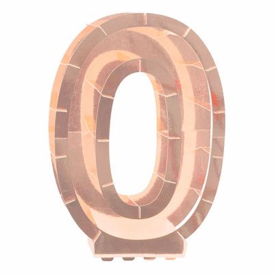 Ballongbox Siffra Roséguld Metallic - Siffra 0