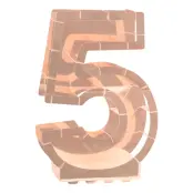 Ballongbox Siffra Roséguld Metallic - Siffra 5