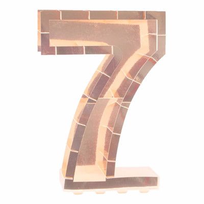 Ballongbox Siffra Roséguld Metallic - Siffra 7