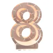 Ballongbox Siffra Roséguld Metallic - Siffra 8