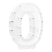 Ballongbox Siffra Vit - Siffra 0