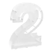 Ballongbox Siffra Vit - Siffra 2