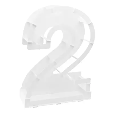 Ballongbox Siffra Vit - Siffra 2