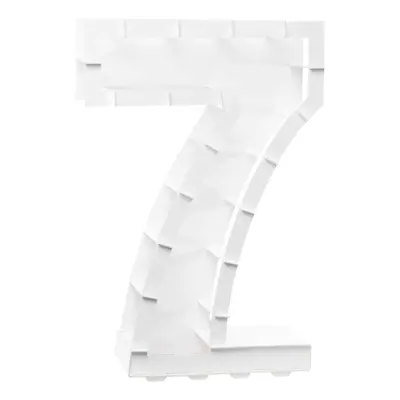 Ballongbox Siffra Vit - Siffra 7