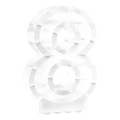 Ballongbox Siffra Vit - Siffra 8