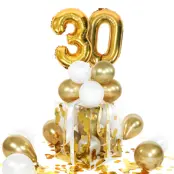 Ballongbox Siffror Guld 30