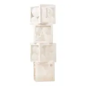 Ballongboxar Baby med Ballonger Vit