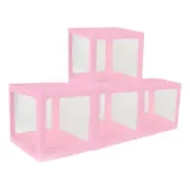 Ballongboxar Rosa - 4-pack