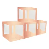 Ballongboxar Roséguld - 4-pack