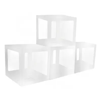 Ballongboxar Vit - 4-pack