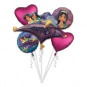 Ballongbukett Aladdin - 5-pack