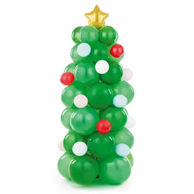 Ballongbukett Julgran 65x161 cm