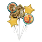 Ballongbukett Lejonkungen - 5-pack