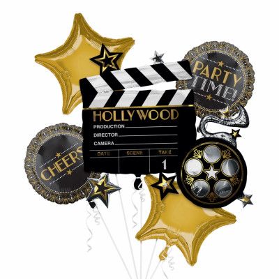 Ballongbukett Lights Camera Action