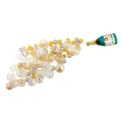 Ballongbukett med Grön Champagneflaska