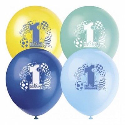 Ballonger 1-årskalas Blå