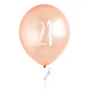 Ballonger 21 Roséguld - 5-pack