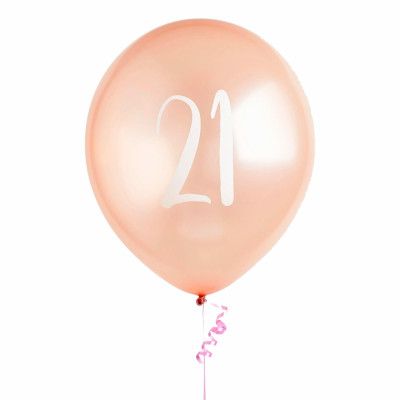 Ballonger 21 Roséguld - 5-pack
