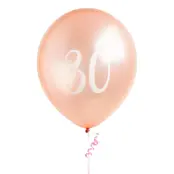 Ballonger 30 Roséguld - 5-pack