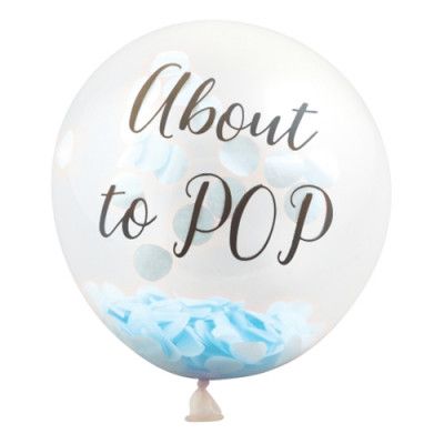 Ballonger About to Pop Blå - 6-pack