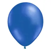 Ballonger Blå Metallic - 10-pack