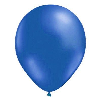 Ballonger Blå Metallic - 50-pack