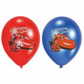 Ballonger Cars / Bilar färgtryck 6-pack