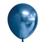 Ballonger Chrome Blå 10-pack