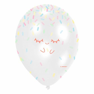 Konfettiballonger Crazy Cake - 6-pack
