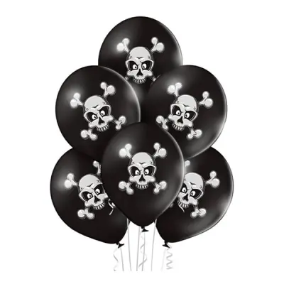 Ballonger Döskallar Premium - 6-pack