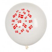 Ballonger Danska Flaggan - 8-pack