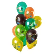 Ballonger Dinosaurier metallic 33 cm 12-pack